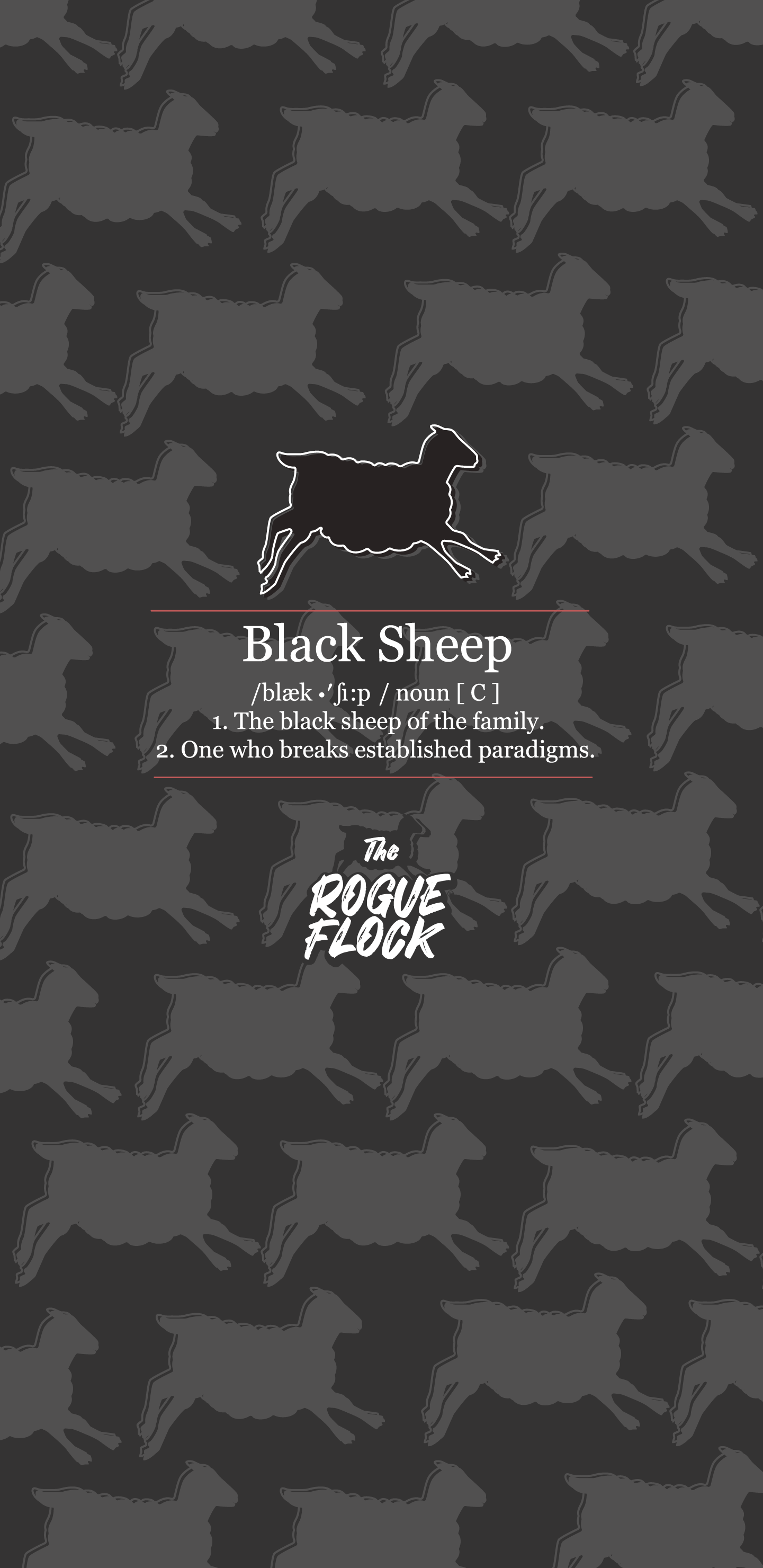 Black Sheep Definition - Phone Wallpaper