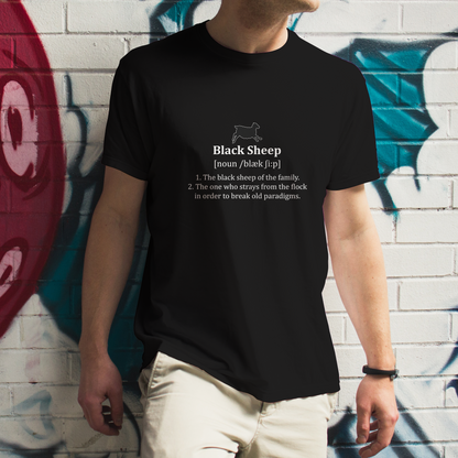 The Black Sheep Definition - Men’s premium heavyweight tee