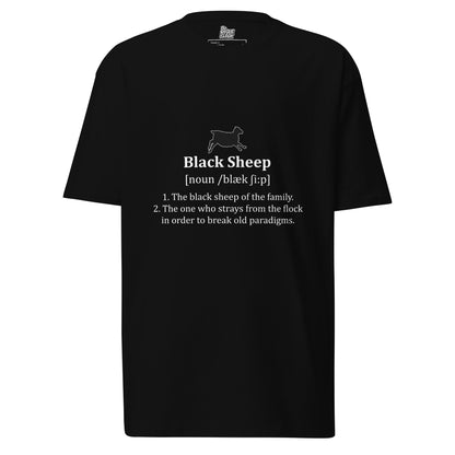 The Black Sheep Definition - Men’s premium heavyweight tee