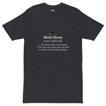 The Black Sheep Definition - Men’s premium heavyweight tee