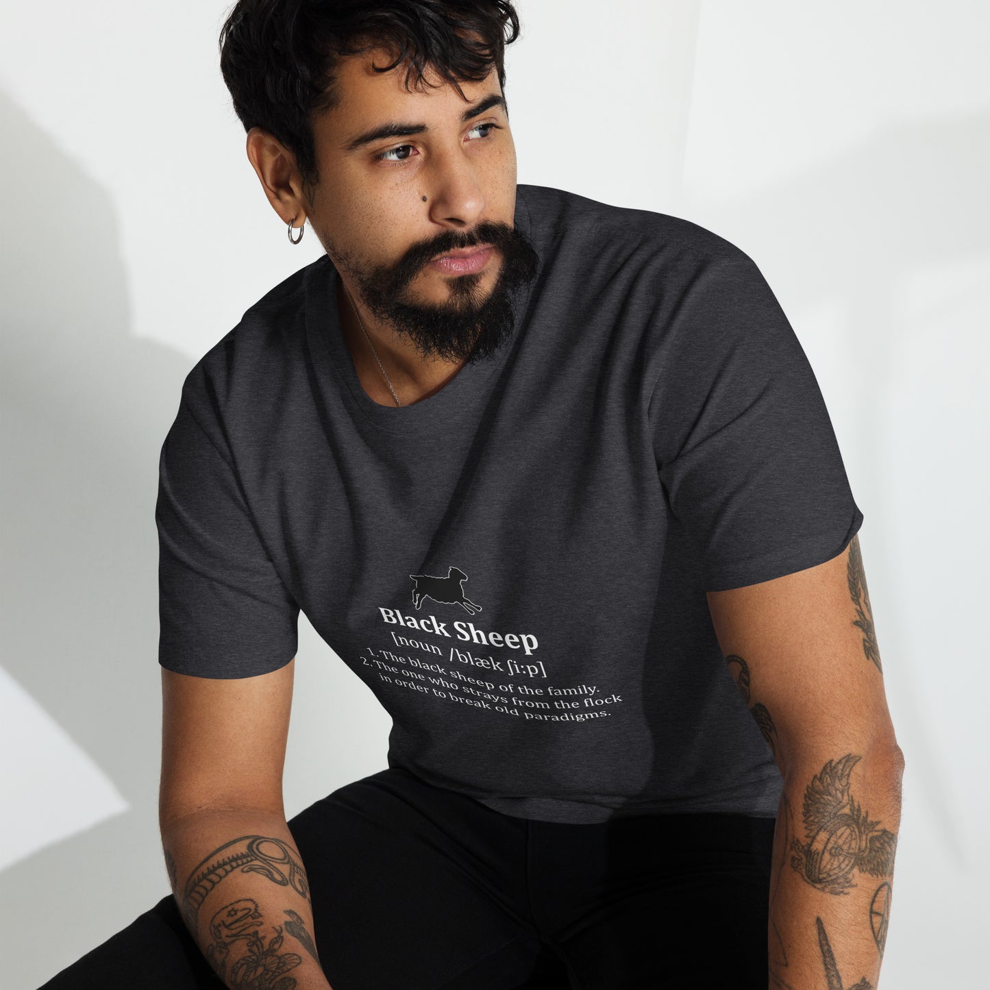 The Black Sheep Definition - Men’s premium heavyweight tee