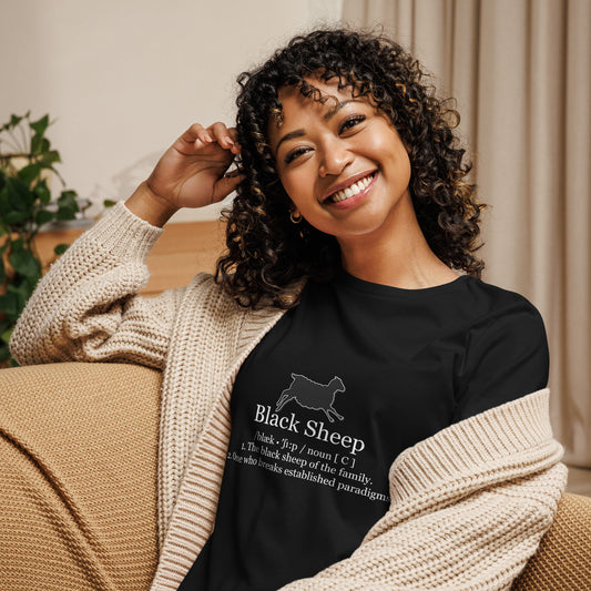 The Black Sheep Definition - Women's Relaxed T-Shirt