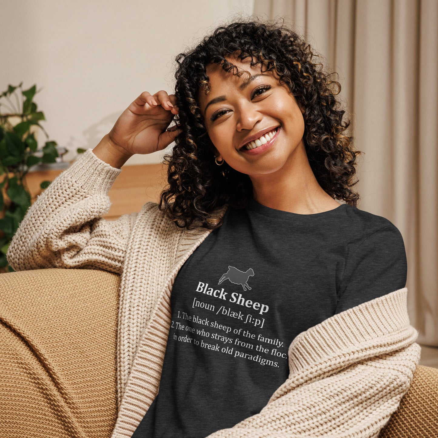 The Black Sheep Definition - Women's Relaxed T-Shirt