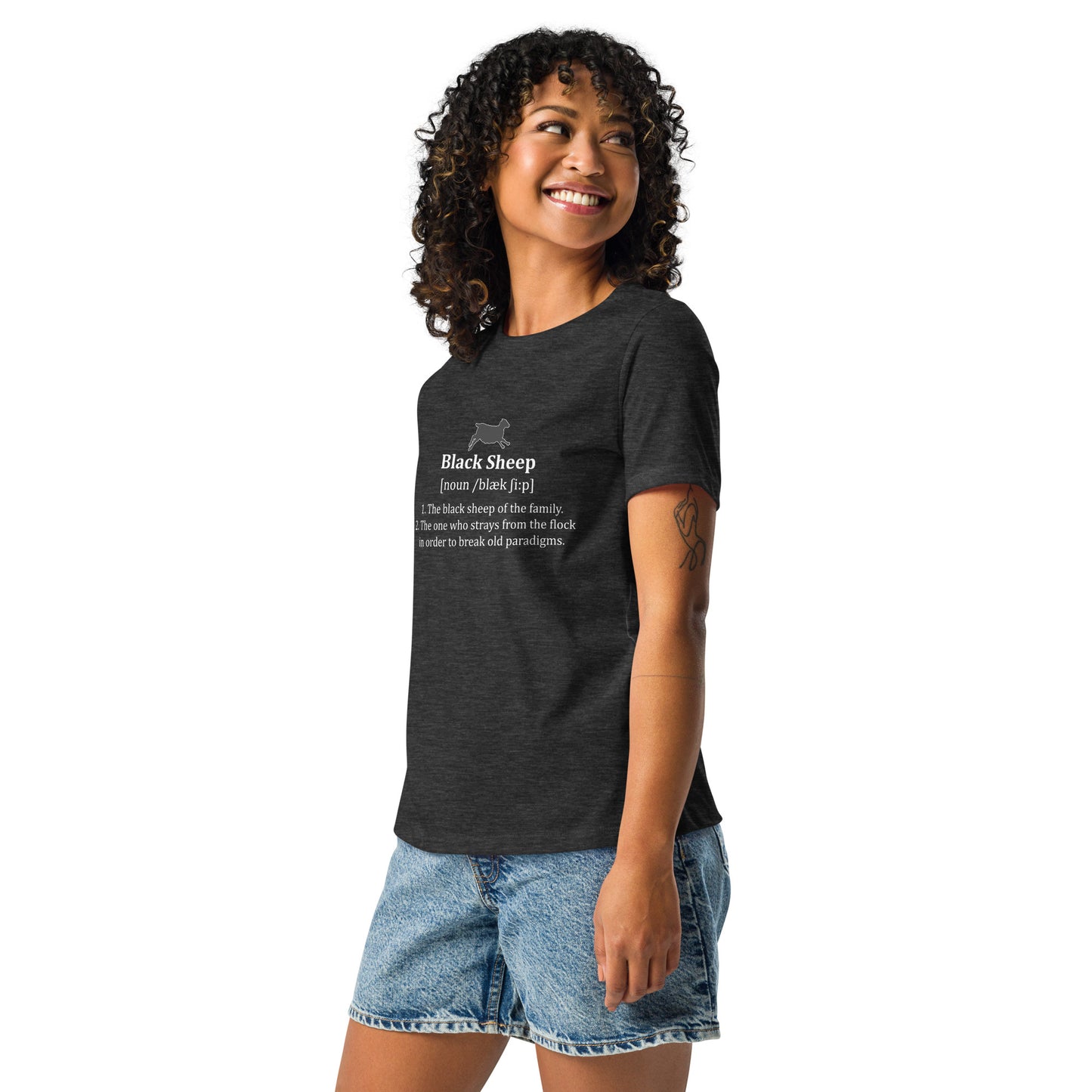 The Black Sheep Definition - Women's Relaxed T-Shirt